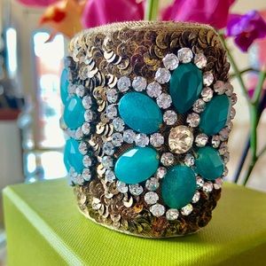 Turquoise cuff bracelet
